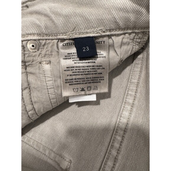 Citizens of Humanity Jeans Womens White 23 Olivia Crop High Rise Slim - Picture 5 of 5